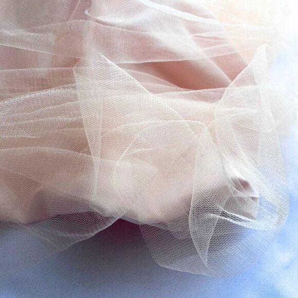 NWT BHLDN SOFT PINK TULLE BALLETCORE EVENING PRINCESS BRIDESMAID GOWN - 12 - Picture 13 of 15